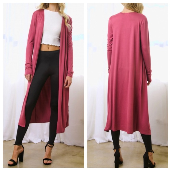 Fabulous Long Duster Open Cardigan - Picture 4 of 6